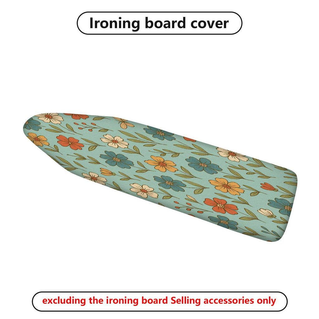 1-Piece Floral Pattern Colorful Retro  Ironing Board Cover, Universal Size, Without Board