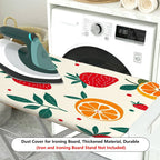 1-Piece Fresh Fruit Strawberry Orange Pattern  Ironing Board Cover, Universal Size, Without Board