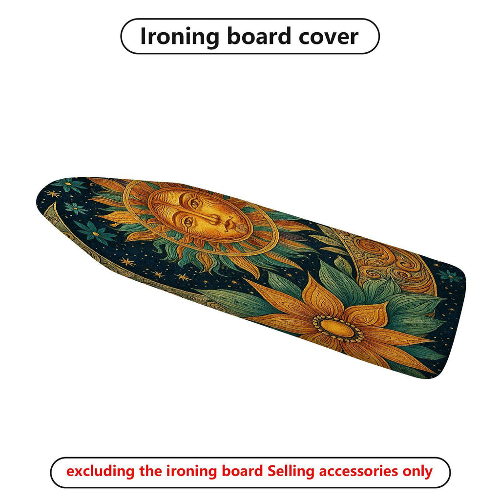1-Piece Sun Moon Stars  Ironing Board Cover, Universal Size, Without Board