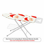 1-Piece Santa Claus Snowflake Holiday  Ironing Board Cover, Universal Size, Without Board