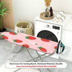 1-Piece Strawberry Pink Red  Ironing Board Cover, Universal Size, Without Board