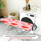 1-Piece Strawberry Bow Flower  Ironing Board Cover, Universal Size, Without Board