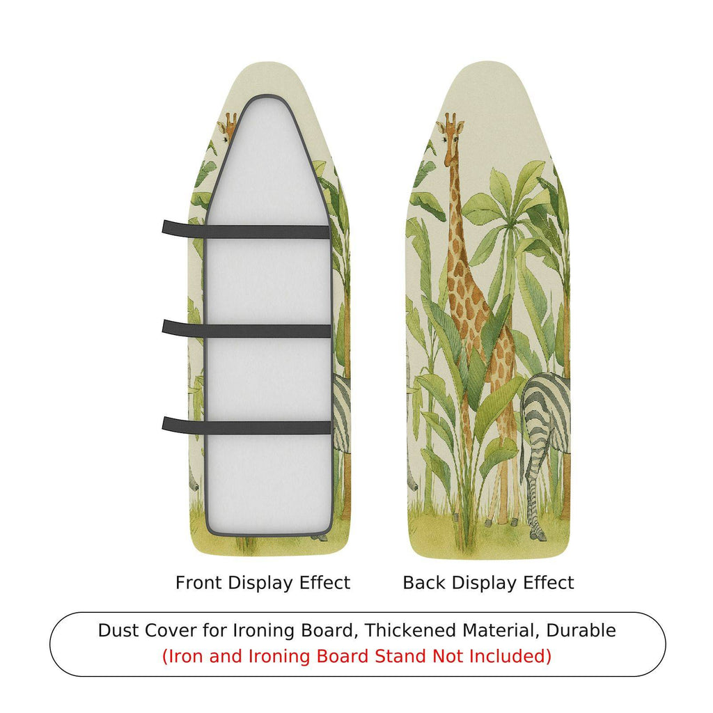 1-Piece Jungle Safari Animal  Ironing Board Cover, Universal Size, Without Board