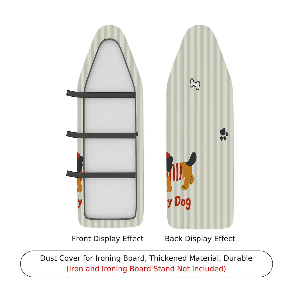 1-Piece Dog Bone Paw  Ironing Board Cover, Universal Size, Without Board