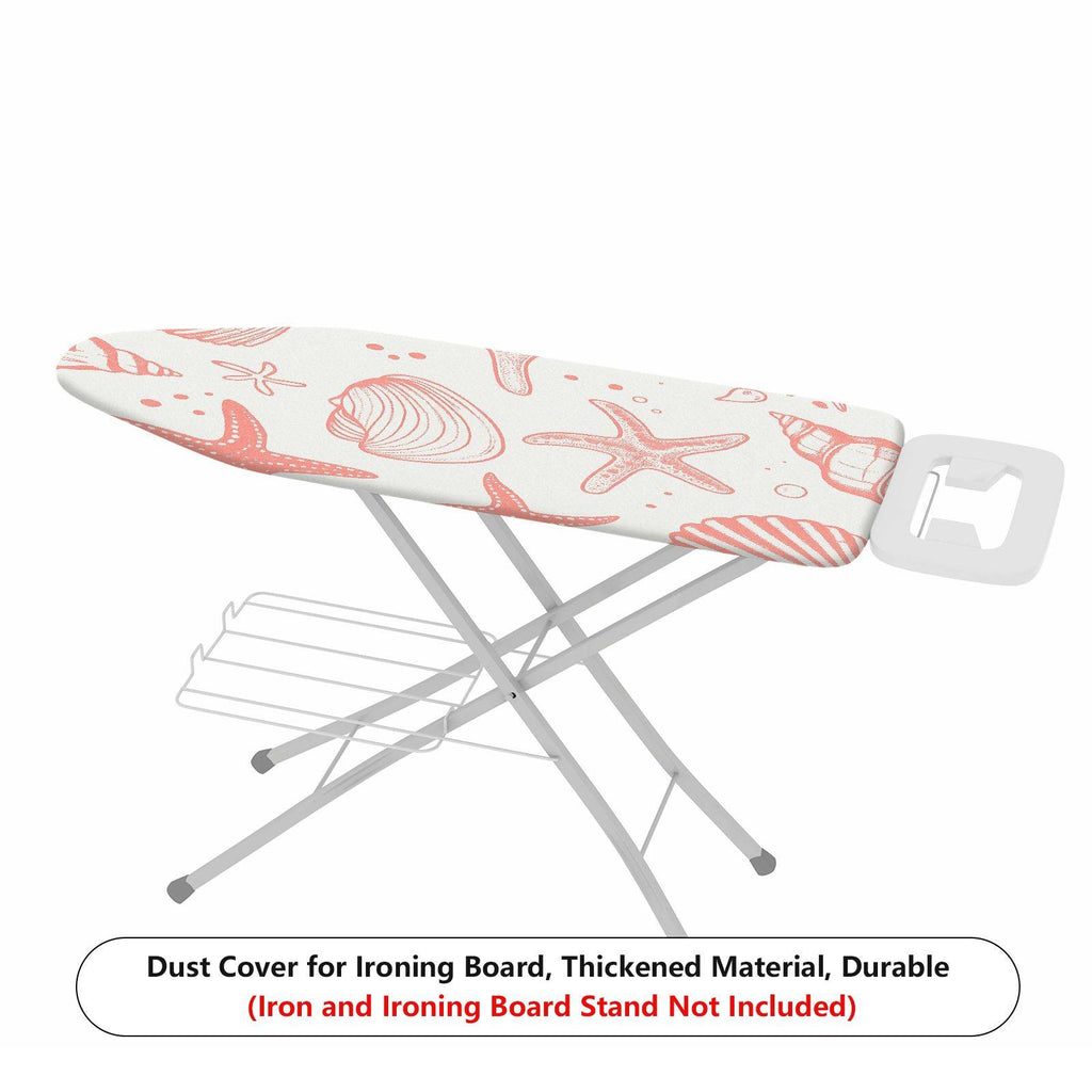 1-Piece Beach Starfish Shell  Ironing Board Cover, Universal Size, Without Board