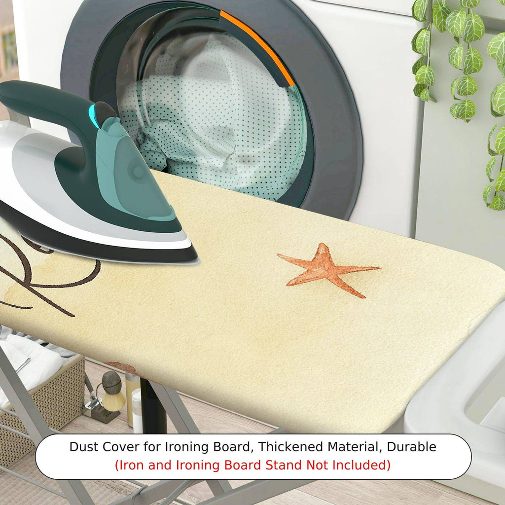1-Piece Beach Relax Starfish  Ironing Board Cover, Universal Size, Without Board