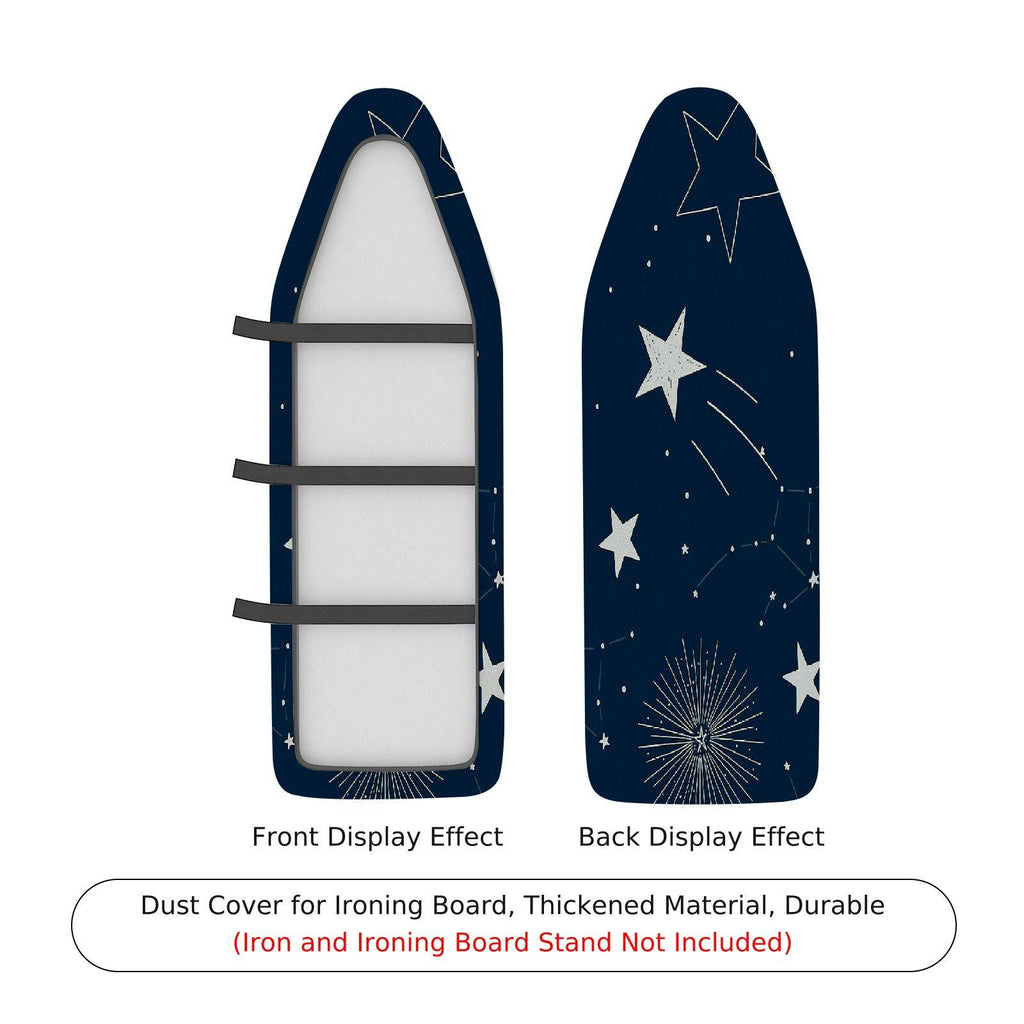 1-Piece Starry Constellation Fireworks  Ironing Board Cover, Universal Size, Without Board
