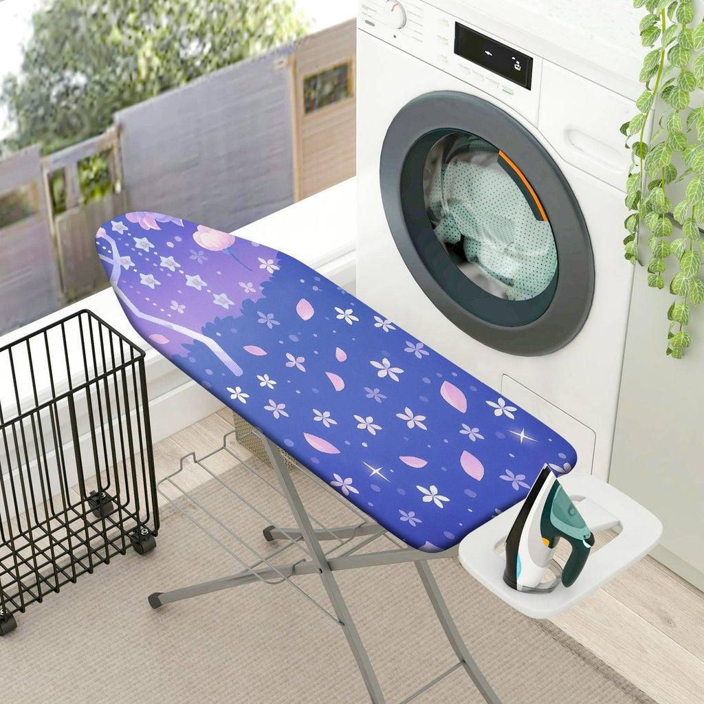 1-Piece Floral Star Moon  Ironing Board Cover, Universal Size, Without Board