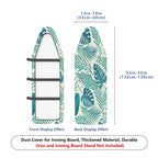 1-Piece Tropical Leaf Pattern Greenery  Ironing Board Cover, Universal Size, Without Board