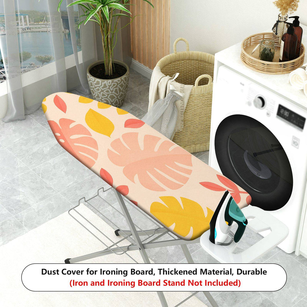 1-Piece Tropical Floral Leaf  Ironing Board Cover, Universal Size, Without Board