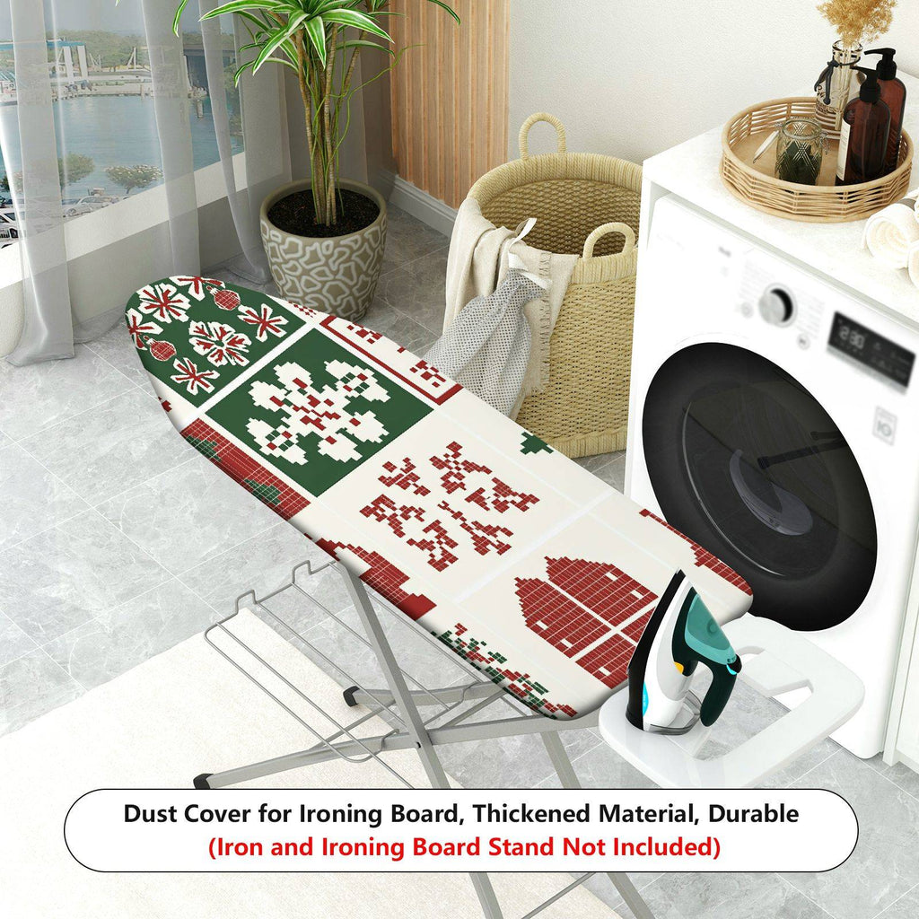 1-Piece Christmas Festive Nordic  Ironing Board Cover, Universal Size, Without Board