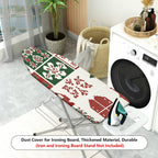 1-Piece Christmas Festive Nordic  Ironing Board Cover, Universal Size, Without Board