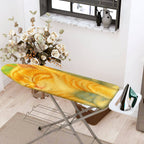 1-Piece Cat Pattern Sleeping Yellow Feline  Ironing Board Cover, Universal Size, Without Board