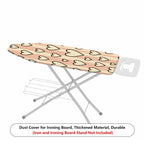 1-Piece Heart Pattern Love Striped  Ironing Board Cover, Universal Size, Without Board
