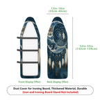1-Piece Dreamcatcher Wolf Moon  Ironing Board Cover, Universal Size, Without Board