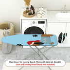 1-Piece Dog Paw Santa Christmas  Ironing Board Cover, Universal Size, Without Board