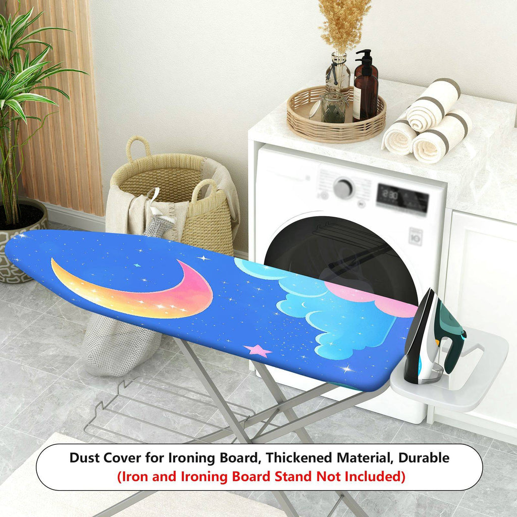 1-Piece Moon Star Cloud  Ironing Board Cover, Universal Size, Without Board