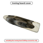 1-Piece Dog Print Gray Adorable  Ironing Board Cover, Universal Size, Without Board