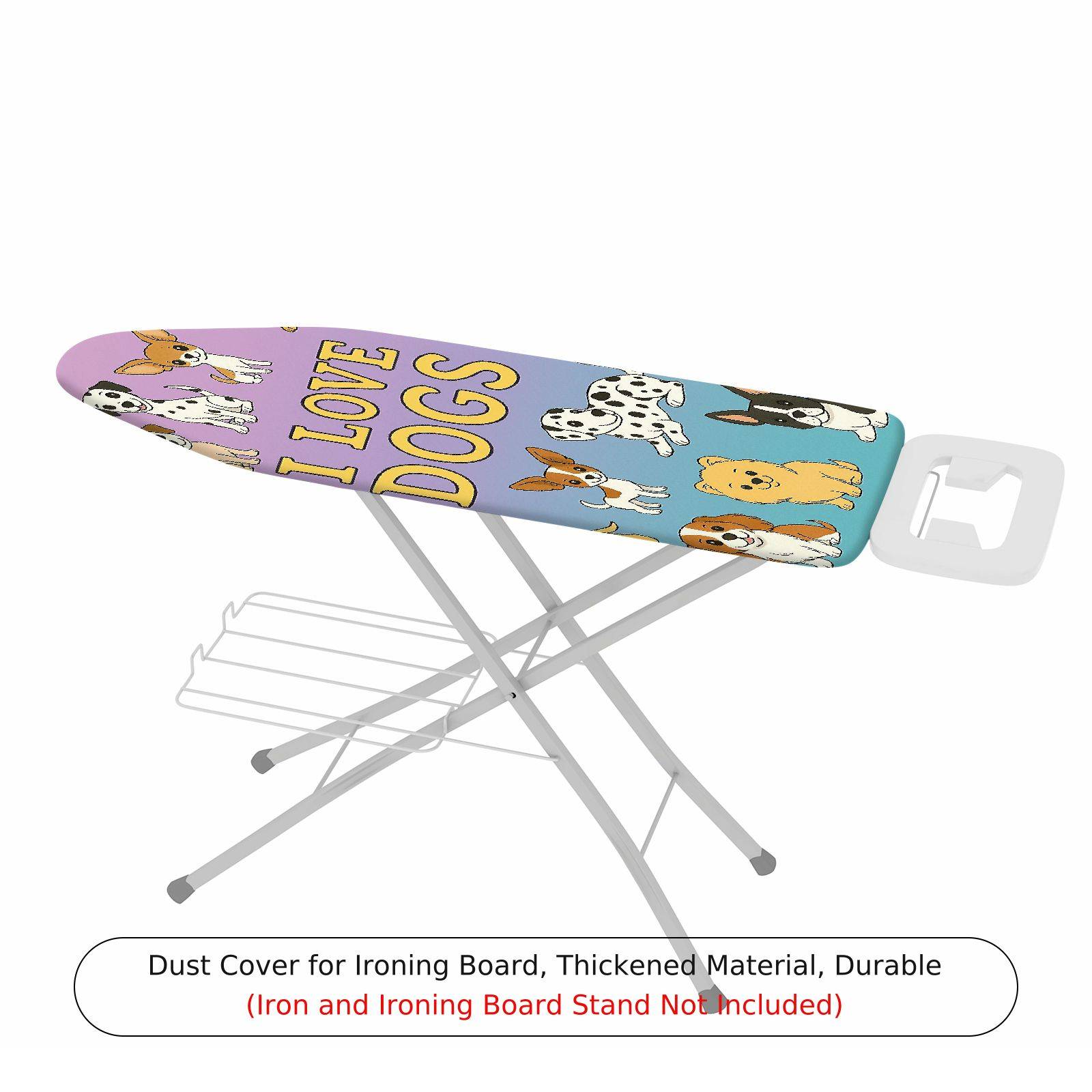 1-Piece Dog Love Pattern  Ironing Board Cover, Universal Size, Without Board