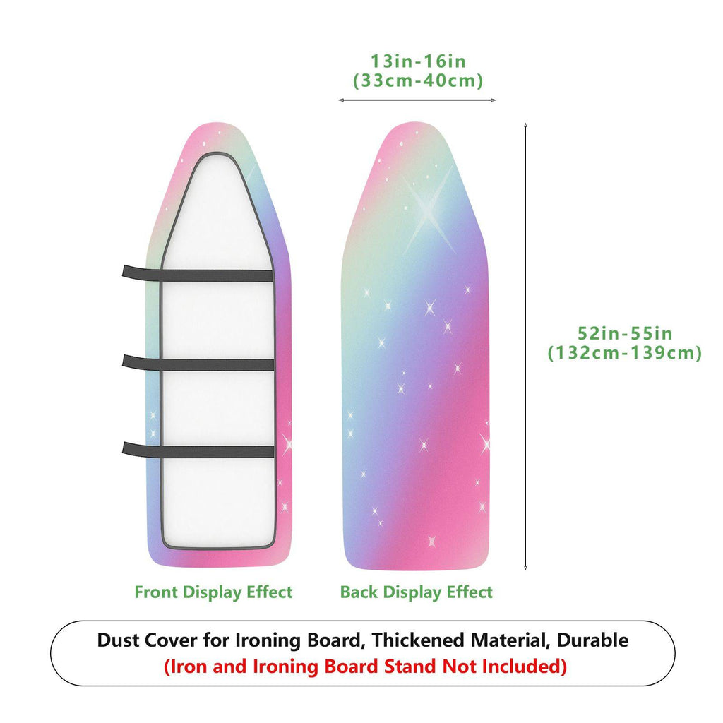 1-Piece Gradient Star Shine Colorful  Ironing Board Cover, Universal Size, Without Board