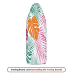 1-Piece Tropical Leaf Floral Colorful  Ironing Board Cover, Universal Size, Without Board