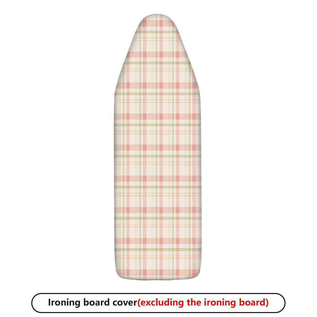 1-Piece Plaid Checkered Retro  Ironing Board Cover, Universal Size, Without Board