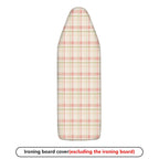 1-Piece Plaid Checkered Retro  Ironing Board Cover, Universal Size, Without Board