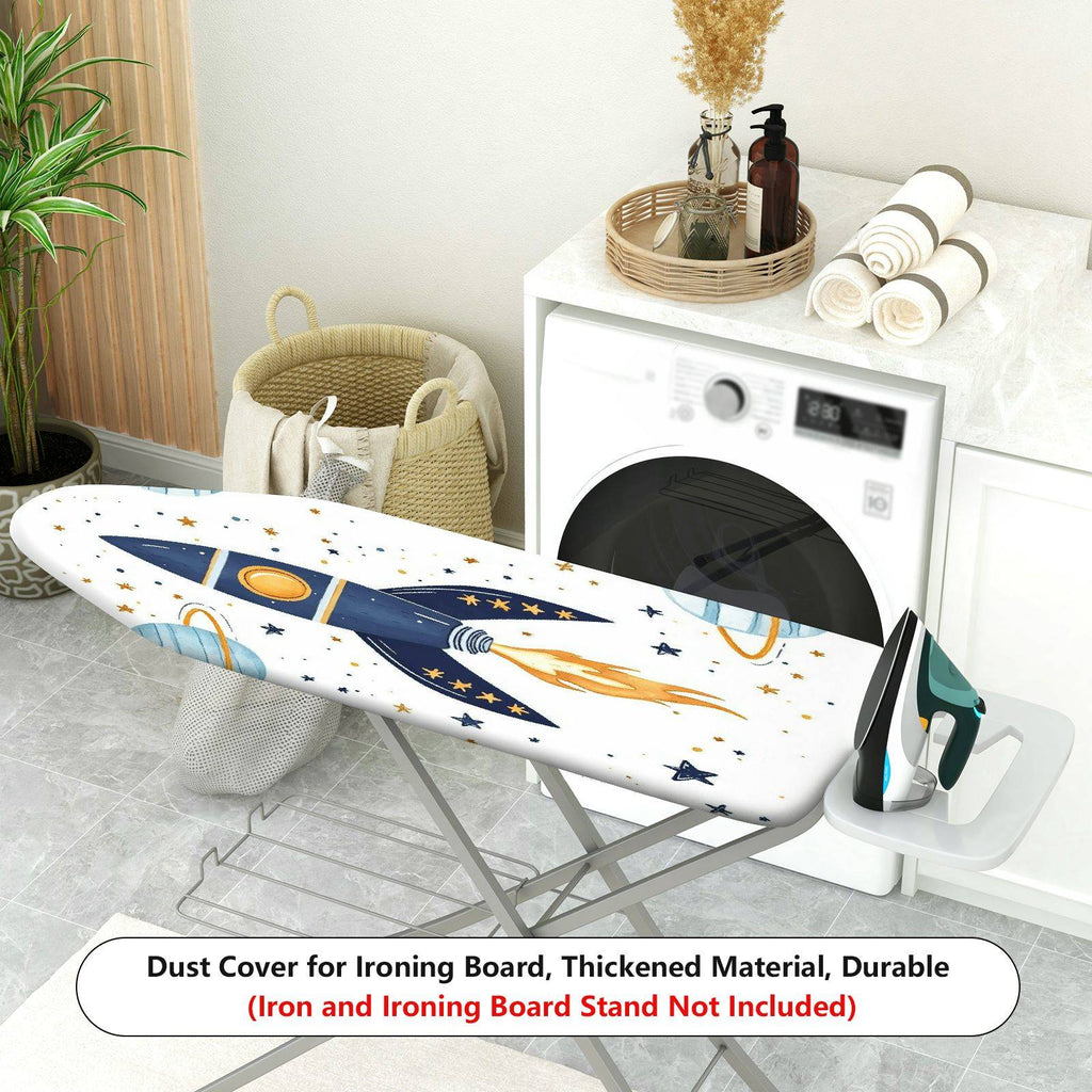 1-Piece Rocket Planet Star  Ironing Board Cover, Universal Size, Without Board