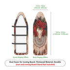 1-Piece Skull Flower Dreamcatcher  Ironing Board Cover, Universal Size, Without Board