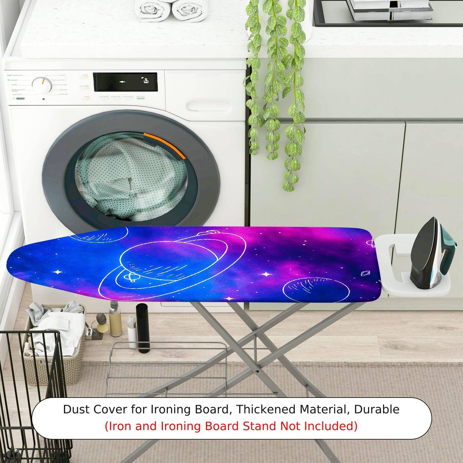 1-Piece Galaxy Outer Space Star  Ironing Board Cover, Universal Size, Without Board