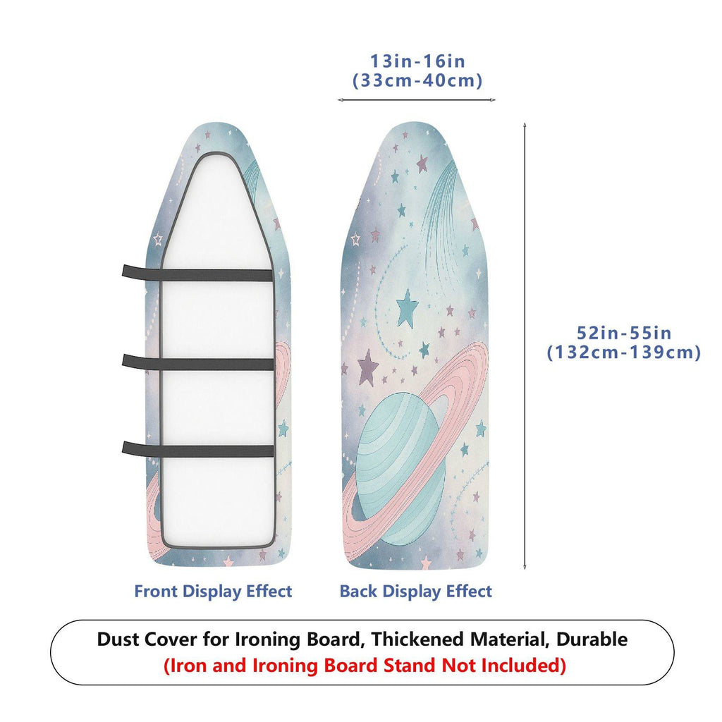 1-Piece Starry Galaxy Planet  Ironing Board Cover, Universal Size, Without Board