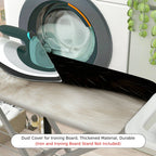 1-Piece Cat Black White Sleeping  Ironing Board Cover, Universal Size, Without Board