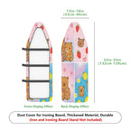 1-Piece Bear Strawberry Lemon  Ironing Board Cover, Universal Size, Without Board