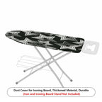 1-Piece Star Pattern Geometric Black  Ironing Board Cover, Universal Size, Without Board
