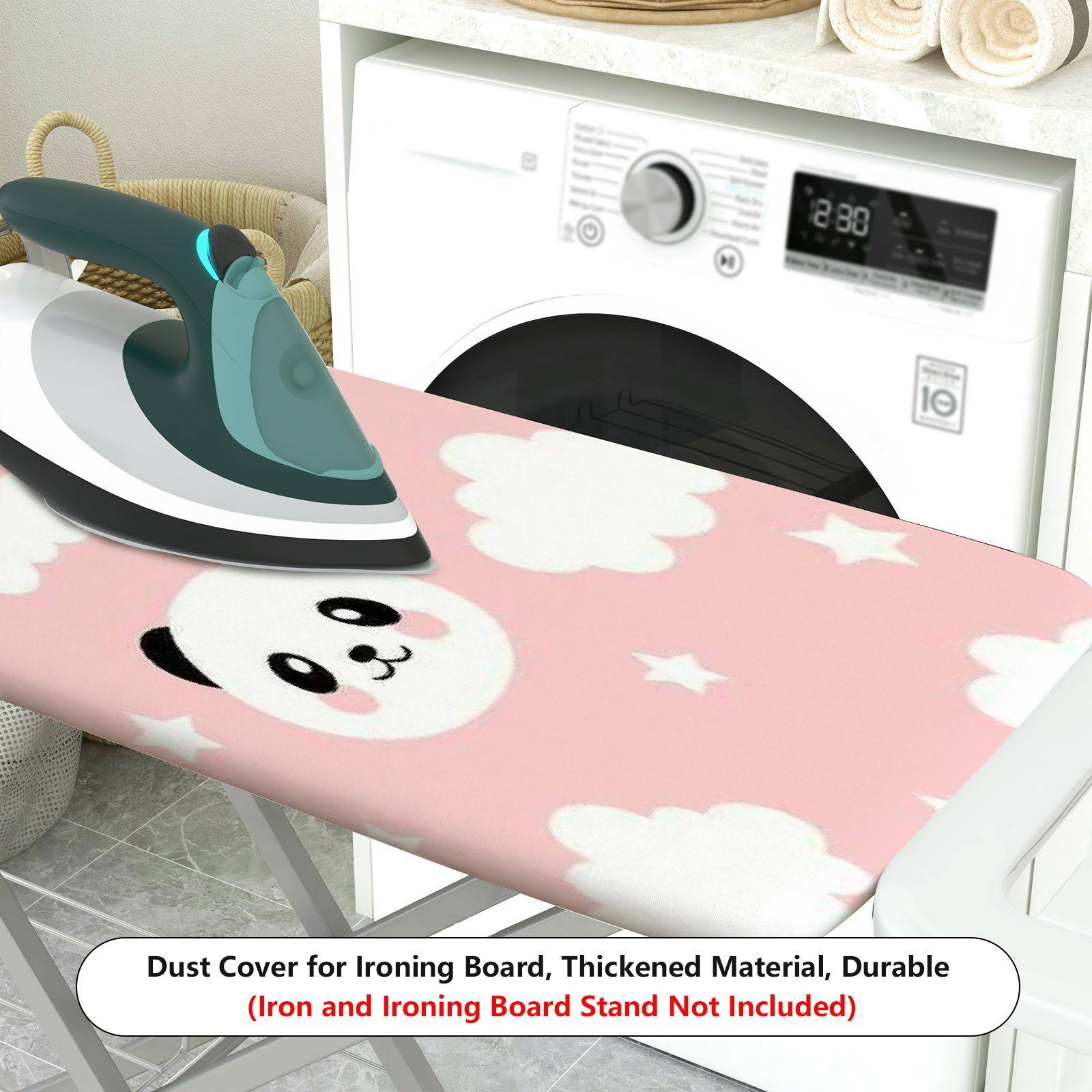 1-Piece Panda Cloud Star  Ironing Board Cover, Universal Size, Without Board