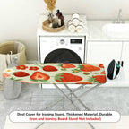 1-Piece Strawberry Fruit Floral  Ironing Board Cover, Universal Size, Without Board