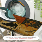 1-Piece Cat Floral Vintage  Ironing Board Cover, Universal Size, Without Board