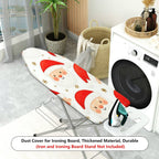 1-Piece Santa Claus Snowflake Holiday  Ironing Board Cover, Universal Size, Without Board