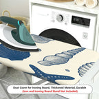 1-Piece Seashell Starfish Ocean  Ironing Board Cover, Universal Size, Without Board