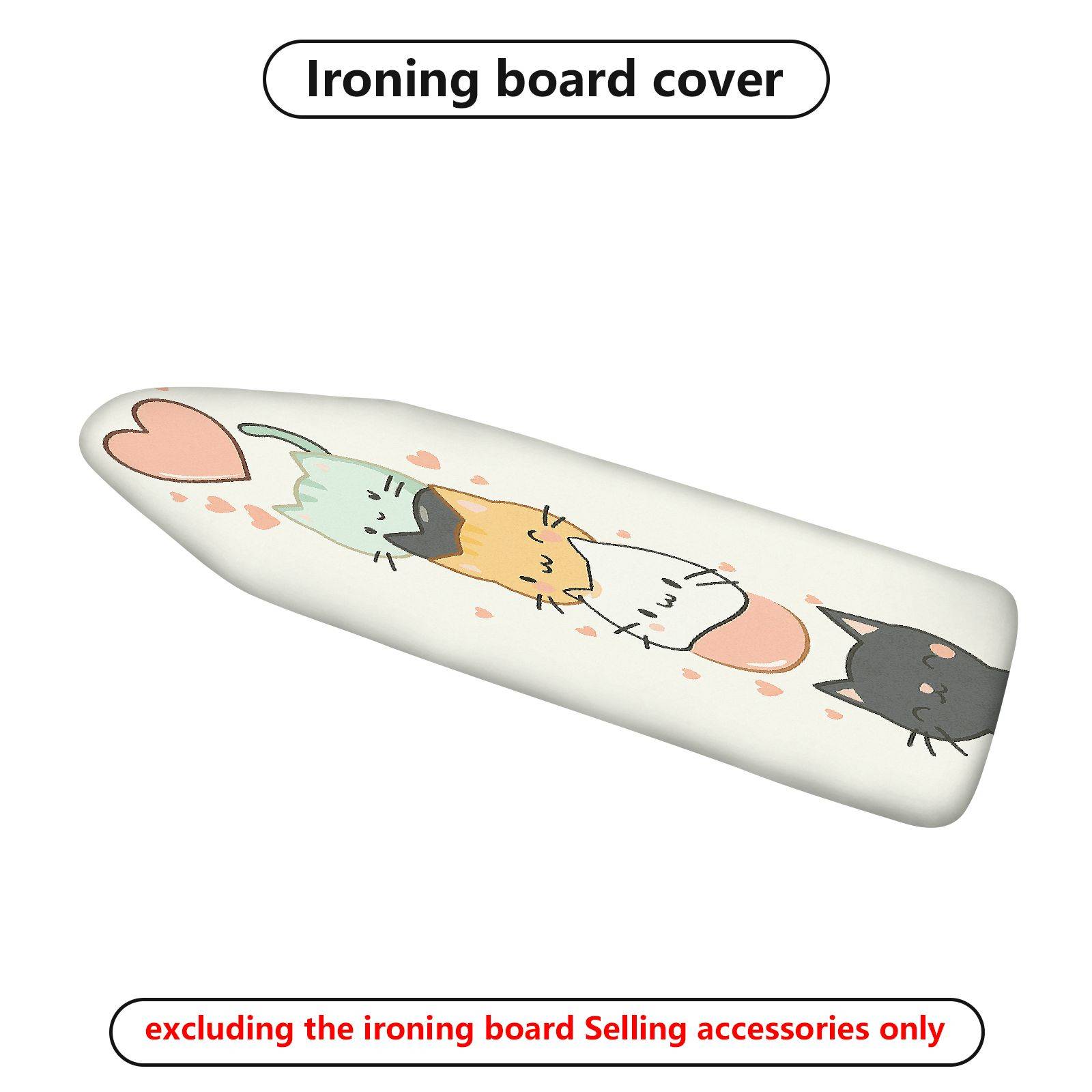 1-Piece Cute Cat Heart  Ironing Board Cover, Universal Size, Without Board