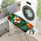 1-Piece Tropical Parrot Flower  Ironing Board Cover, Universal Size, Without Board