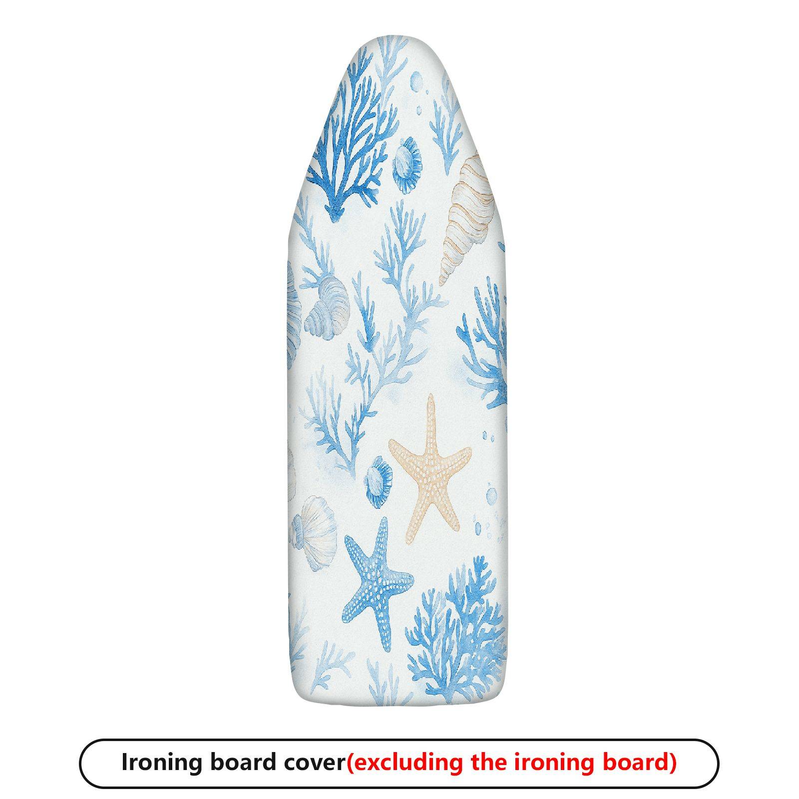 1-Piece Starfish Shell Coral  Ironing Board Cover, Universal Size, Without Board