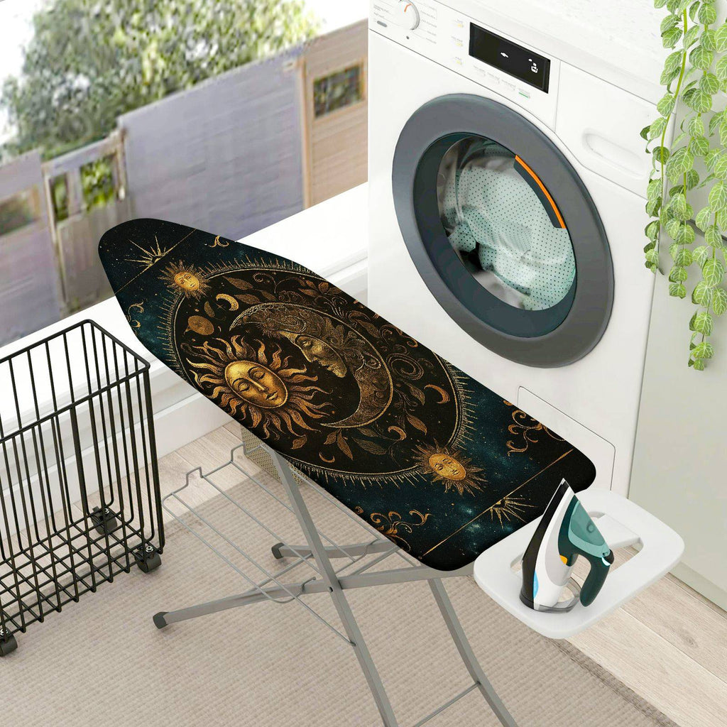 1-Piece Sun Moon Star  Ironing Board Cover, Universal Size, Without Board