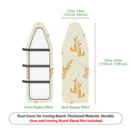 1-Piece Fox Pattern Animal Nature Print  Ironing Board Cover, Universal Size, Without Board