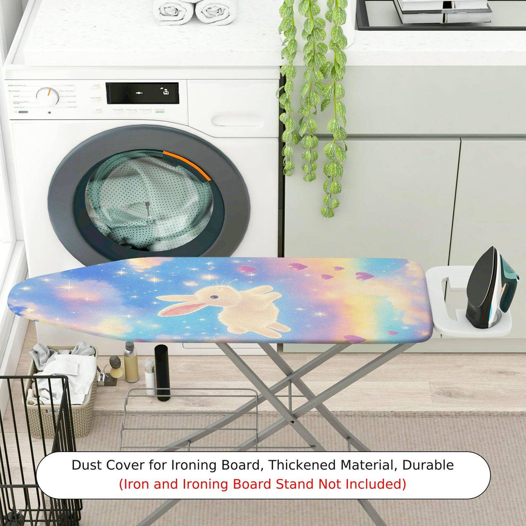1-Piece Rabbit Star Sky Heart  Ironing Board Cover, Universal Size, Without Board