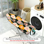1-Piece Cat Paw Pattern Multicolor Decorative  Ironing Board Cover, Universal Size, Without Board