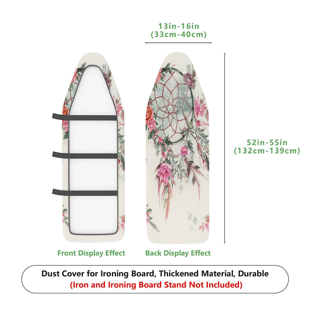 1-Piece Floral Dreamcatcher Bohemian  Ironing Board Cover, Universal Size, Without Board