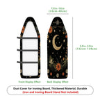 1-Piece floral moon star  Ironing Board Cover, Universal Size, Without Board