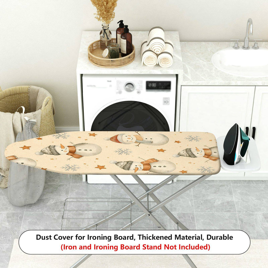 1-Piece Snowman Star Winter  Ironing Board Cover, Universal Size, Without Board