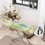 1-Piece Tropical Leaves Green  Ironing Board Cover, Universal Size, Without Board